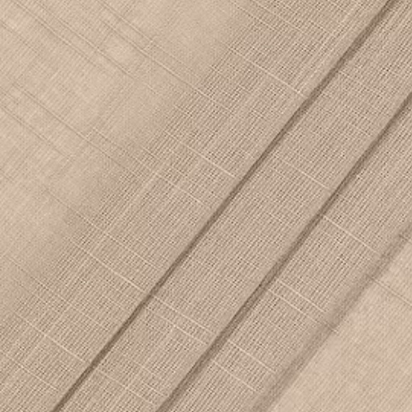 Fieldcrest Arden Solid Cotton Sheer Grommet Top Single Curtain Panel-stone - Picture 3 of 4